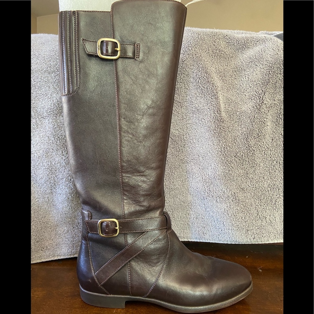Ugg Australia 'Beryl' Riding Brown Boots